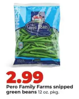 Hy-Vee Pero Family Farms snipped green beans offer