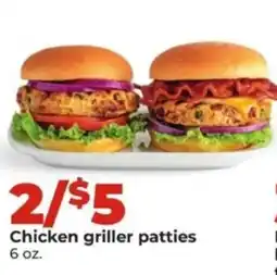 Hy-Vee Chicken griller patties offer