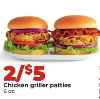 Hy-Vee Chicken griller patties offer