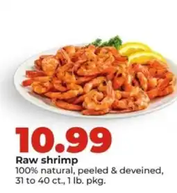 Hy-Vee Raw shrimp offer