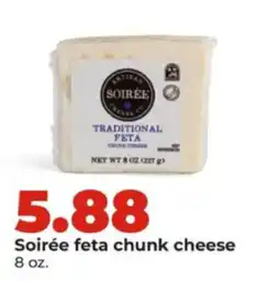 Hy-Vee Soirée feta chunk cheese offer