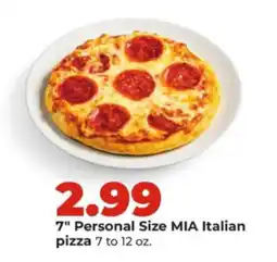 Hy-Vee Mia Italian pizza offer