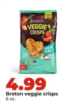 Hy-Vee Breton veggie crisps offer