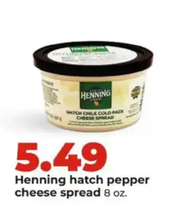 Hy-Vee Henning hatch pepper cheese spread offer