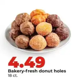 Hy-Vee Bakery-fresh donut holes offer
