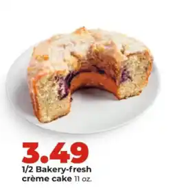 Hy-Vee 1/2 Bakery-fresh crème cake offer