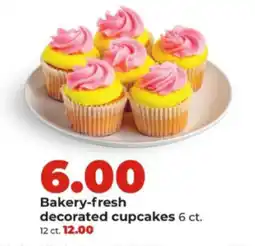 Hy-Vee Bakery-fresh decorated cupcakes offer