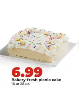 Hy-Vee Bakery-fresh picnic cake offer