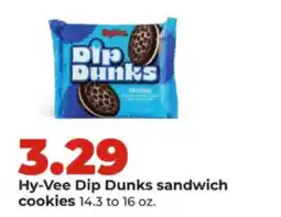 Hy-Vee Hy-Vee Dip Dunks sandwich cookies offer