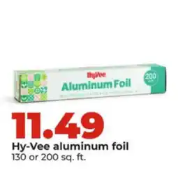 Hy-Vee Hy-Vee aluminum foil offer