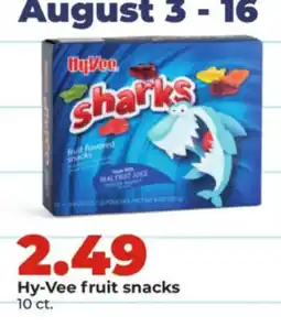 Hy-Vee Hy-Vee fruit snacks offer