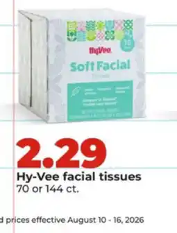 Hy-Vee Hy-Vee facial tissues offer
