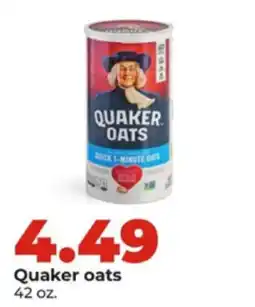 Hy-Vee Quaker oats offer