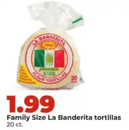 Hy-Vee Family Size La Banderita tortillas offer