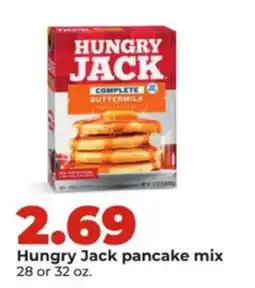 Hy-Vee Hungry Jack pancake mix offer