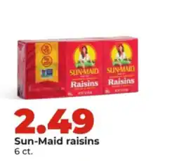 Hy-Vee Sun-Maid raisins offer