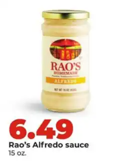 Hy-Vee Rao's Alfredo sauce offer