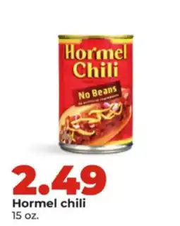 Hy-Vee Hormel chili offer