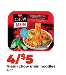 Hy-Vee Nissin chow mein noodles offer