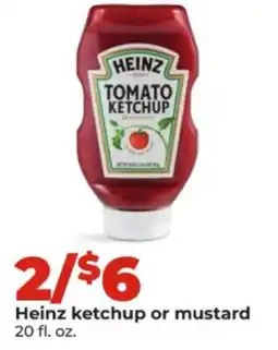 Hy-Vee Heinz ketchup or mustard offer