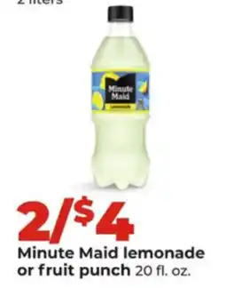 Hy-Vee Minute Maid lemonade or fruit punch offer