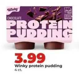Hy-Vee Winky protein pudding offer