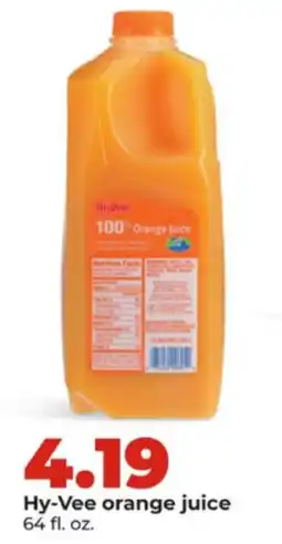 Hy-Vee Hy-Vee orange juice offer