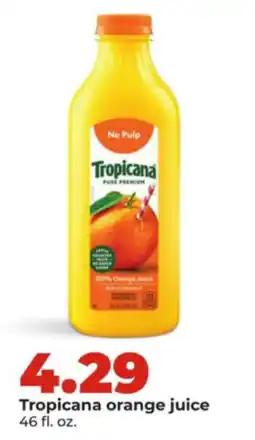 Hy-Vee Tropicana orange juice offer