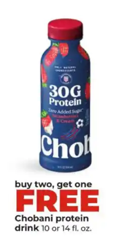 Hy-Vee Chobani protein drink offer