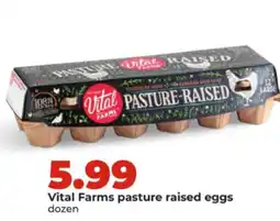 Hy-Vee Vital Farms pasture raised eggs offer