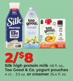 Hy-Vee Silk high protein milk offer
