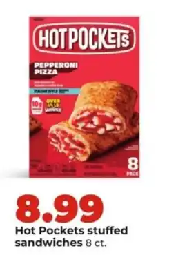 Hy-Vee Hot Pockets stuffed sandwiches offer