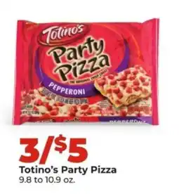 Hy-Vee Totino's Party Pizza offer