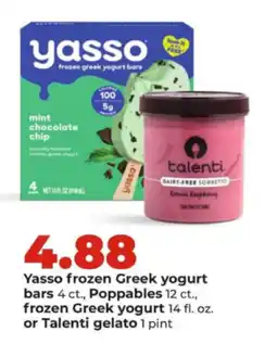 Hy-Vee Yasso frozen Greek yogurt offer