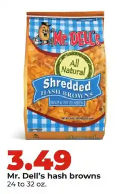 Hy-Vee Mr. Dell's hash browns offer