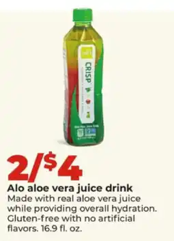 Hy-Vee Alo aloe vera juice drink offer