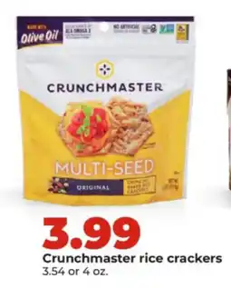 Hy-Vee Crunchmaster rice crackers offer