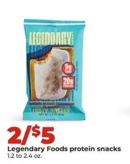 Hy-Vee Legendary Foods protein snacks offer