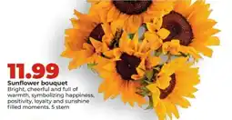 Hy-Vee Sunflower bouquet offer