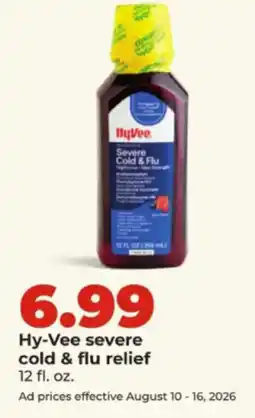 Hy-Vee Hy-Vee severe cold & flu relief offer