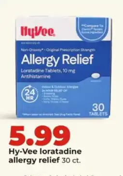Hy-Vee Hy-Vee loratadine allergy relief offer