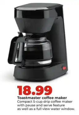 Hy-Vee Toastmaster coffee maker offer