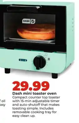 Hy-Vee Dash mini toaster oven offer