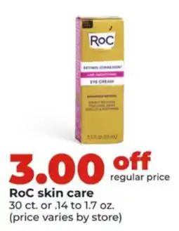Hy-Vee RoC skin care offer