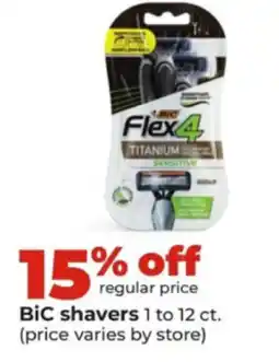 Hy-Vee BIC Shavers offer
