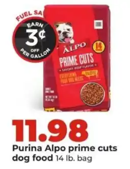 Hy-Vee Purina Alpo prime cuts dog food offer