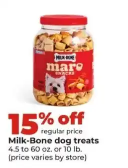 Hy-Vee Milk-Bone Dog Treats offer