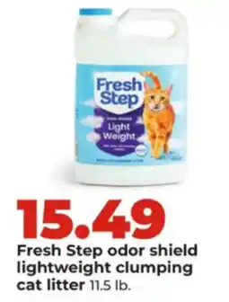 Hy-Vee Fresh Step odor shield lightweight clumping cat litter offer