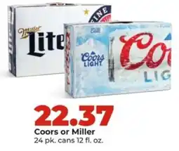 Hy-Vee Coors or Miller offer