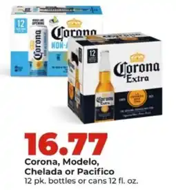 Hy-Vee Corona, Modelo, Chelada or Pacifico offer